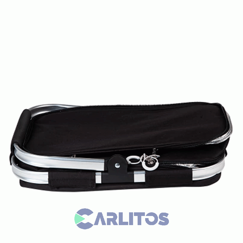 Canasta De Picnic Grande Plegable Termica Waterdog Negro