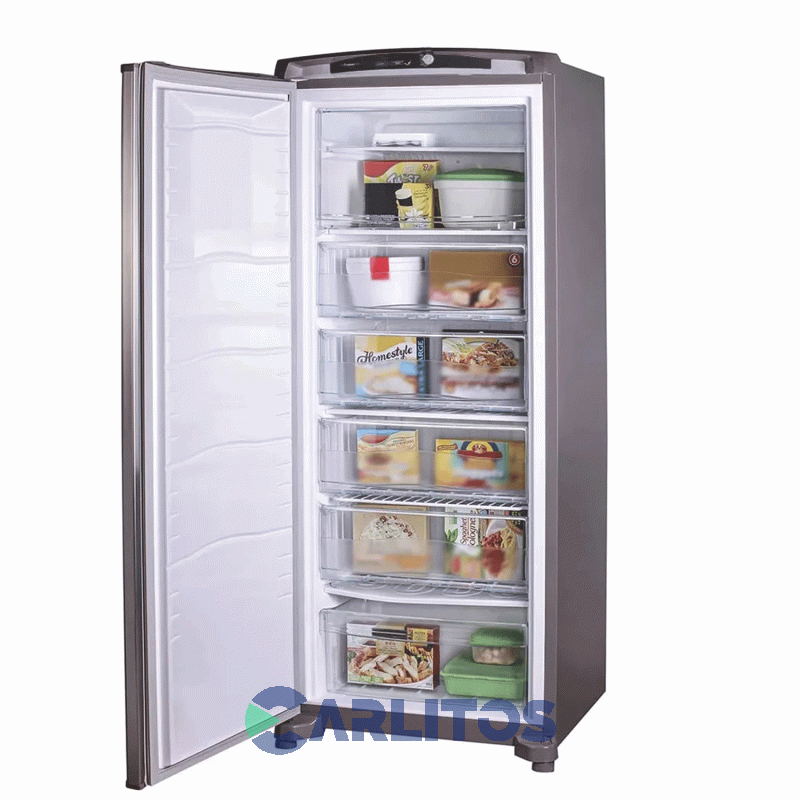 Frezeer Vertical Whirlpool Acero Inoxidable 231 Litros Wvu26mk