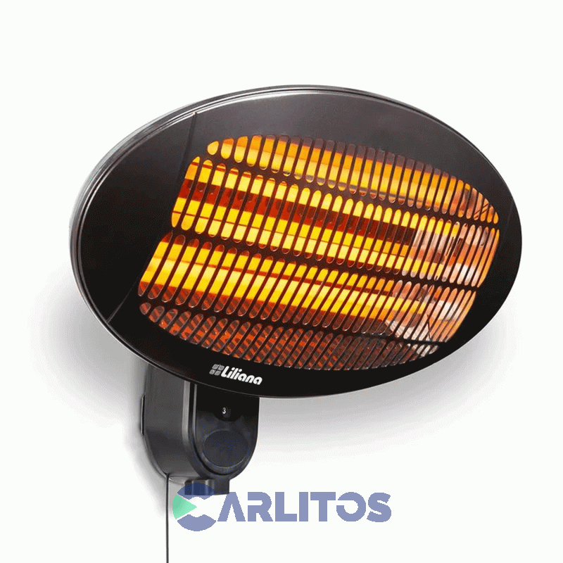 Calefactor Eléctrico Infrarrojo LIiliana 2000 Watts De Pared Ccipar2000