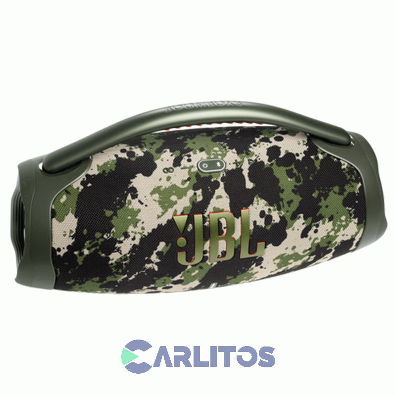 Parlante Portátil Jbl Con Bluetooth 80 Watts Rms Boombox 3 Camuflado