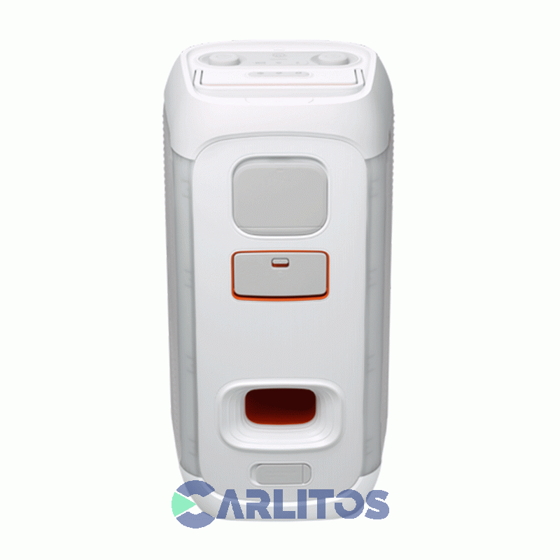Parlante Torre Jbl Con Bluetooth Y Bateria 160 Watts Rms Partybox Club 120sw Blanco