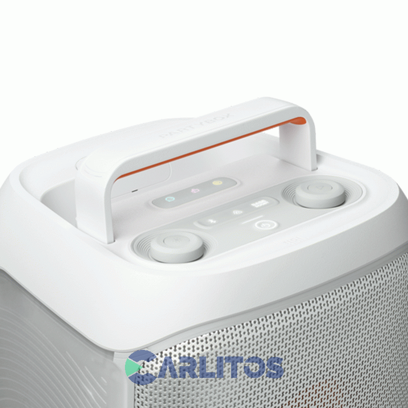 Parlante Torre Jbl Con Bluetooth Y Bateria 160 Watts Rms Partybox Club 120sw Blanco