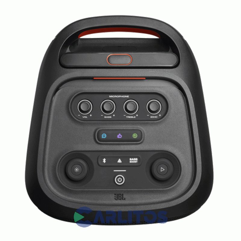 Parlante Torre Jbl Con Bluetooth Y Bateria 240 Watts Rms Partybox Stage 320 Negro