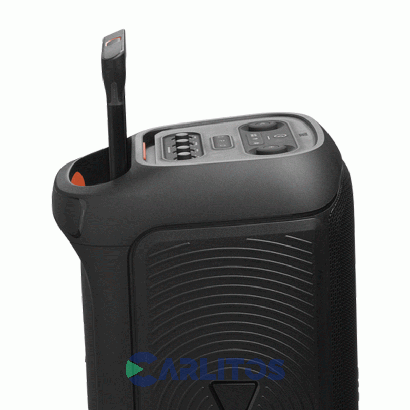 Parlante Torre Jbl Con Bluetooth Y Bateria 240 Watts Rms Partybox Stage 320 Negro
