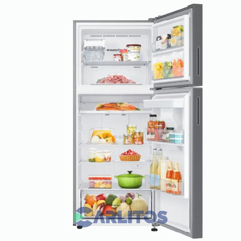Heladera No Frost Samsung Inverter 407 Litros Acero Inoxidable Rt42cg6720s9b3