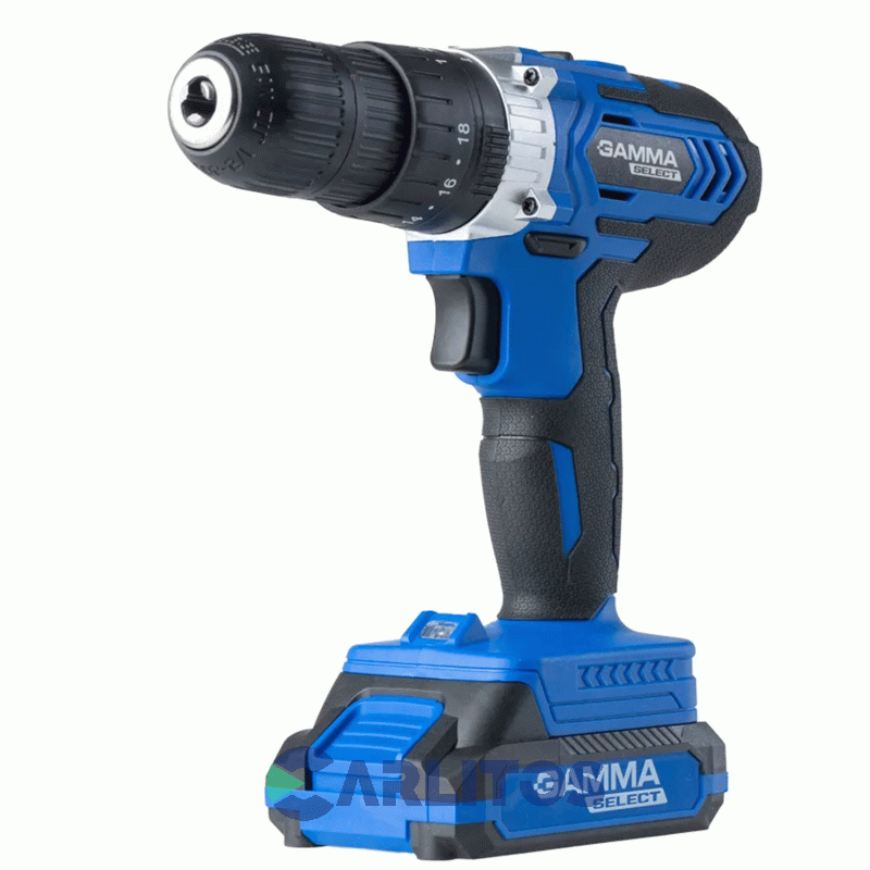 Taladro Atornillador Gamma 13 Mm Inalambrico 20 V G12600ar