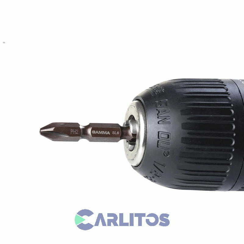 Taladro Atornillador Gamma 13 Mm Inalambrico 20 V En Kit G12601kar