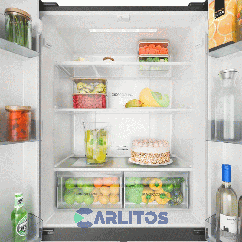 Heladera No Frost Multidoor Drean Inverter 520 Litros T-Door Dtp469lkrss0