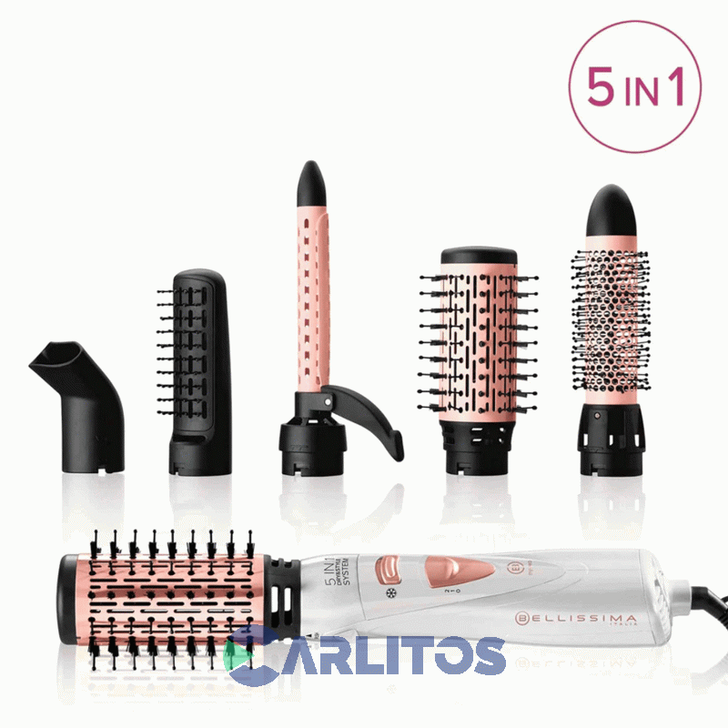 Cepillo Termico Imetec Bellissima Multistyler 5 En 1 Dry&style Gh18 1100