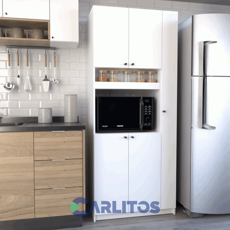 Organizador Multifunción Escobero Tables Blanco