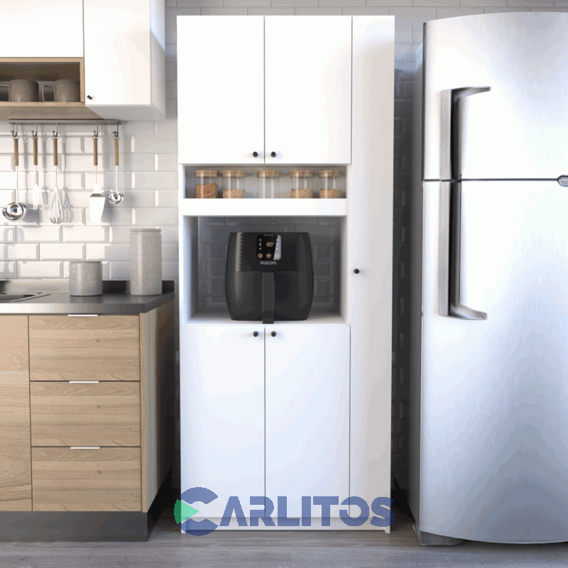 Organizador Multifunción Escobero Tables Blanco
