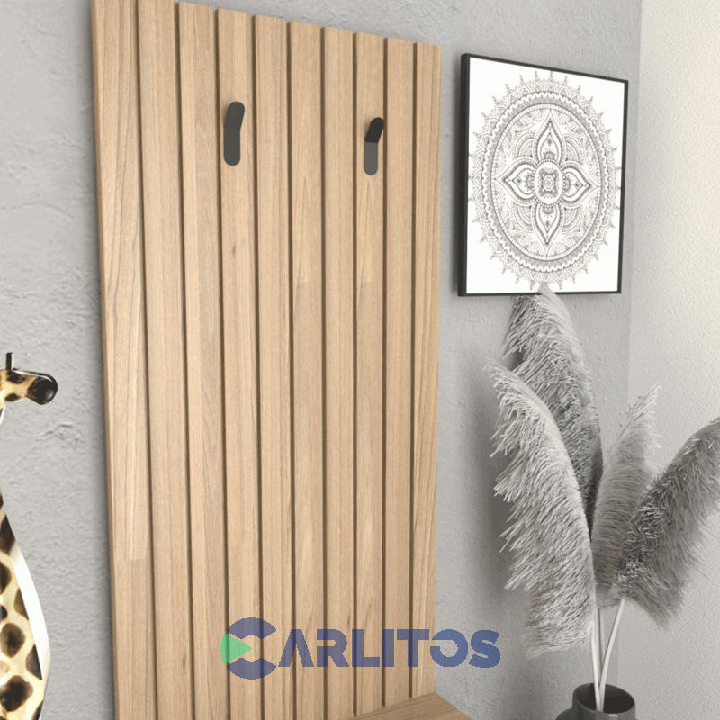Botinero Recibidor 0.64 Mts Tables Cod: 4018-Con Olmo Finlandes-Negro