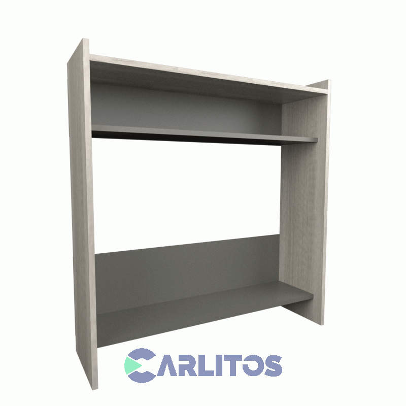 Recibidor  Abierto 0.92 Mts Linea Home Tables Cod: 1405-Ncg Nevado-Gris