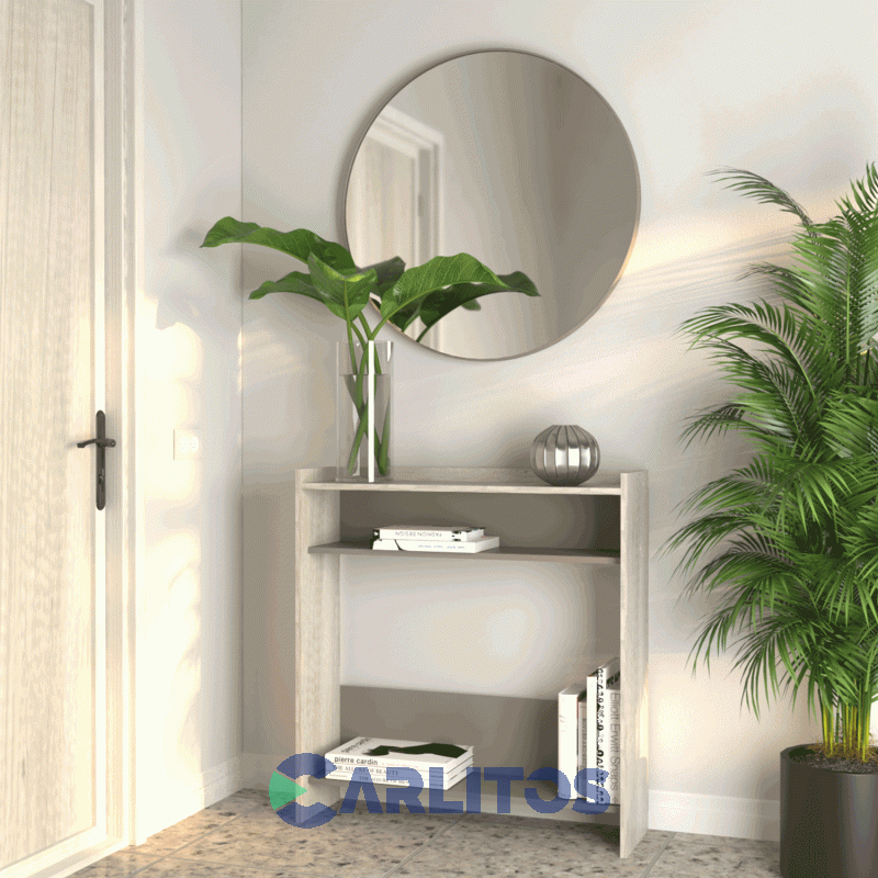 Recibidor  Abierto 0.92 Mts Linea Home Tables Cod: 1405-Ncg Nevado-Gris