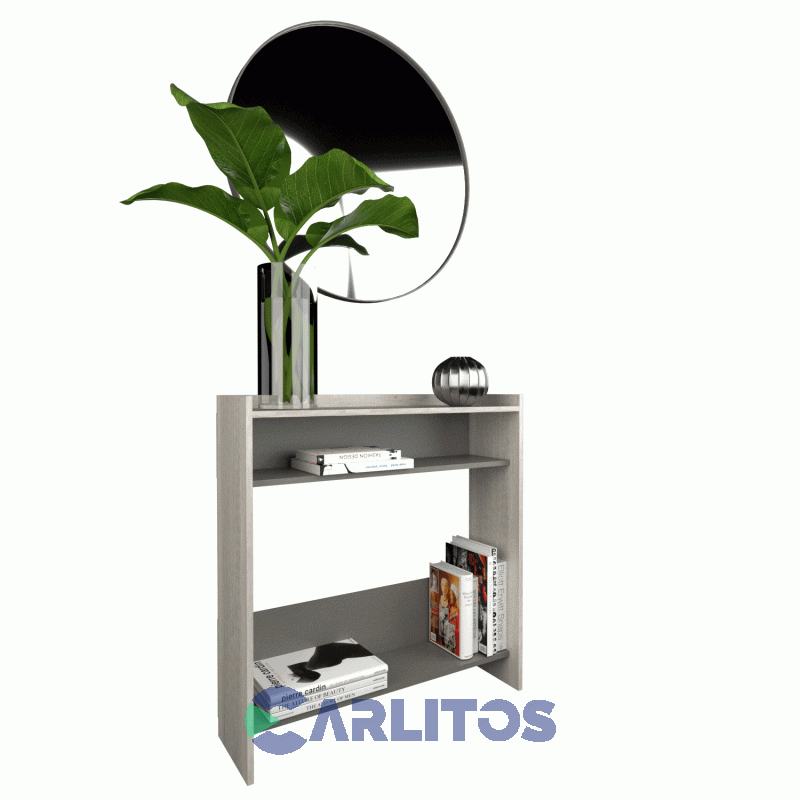 Recibidor  Abierto 0.92 Mts Linea Home Tables Cod: 1405-Ncg Nevado-Gris