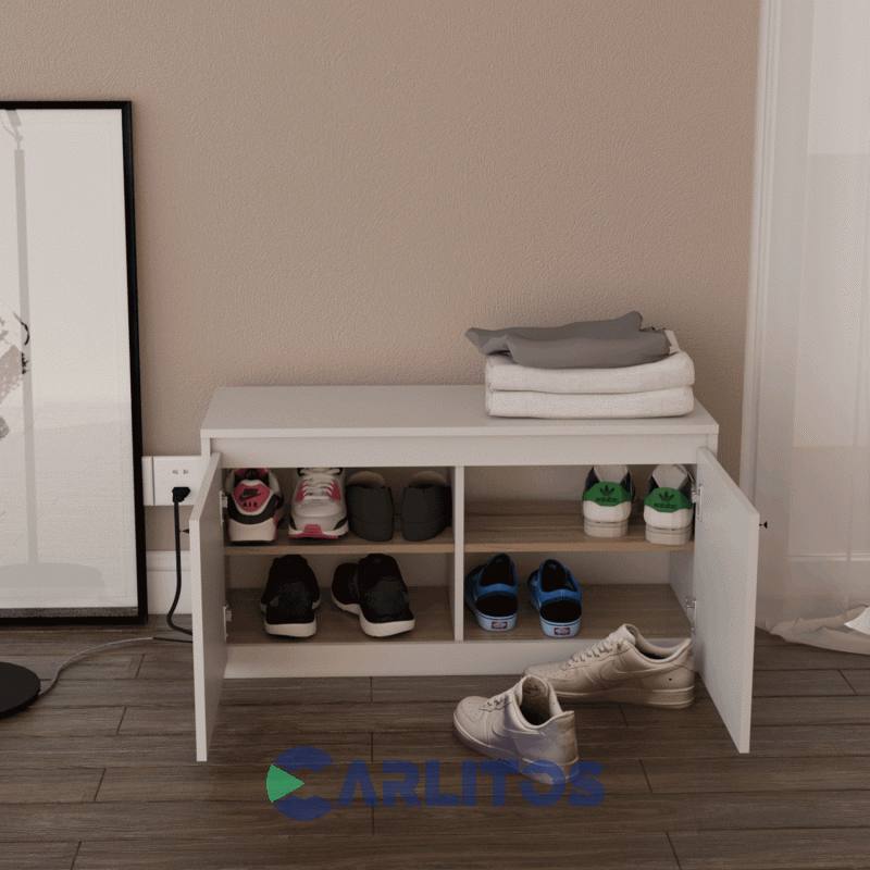 Zapatero 0.90 Mts 2 Puertas Linea Home Tables Cod: 6463 Coe Olmo Finlandes-Everest
