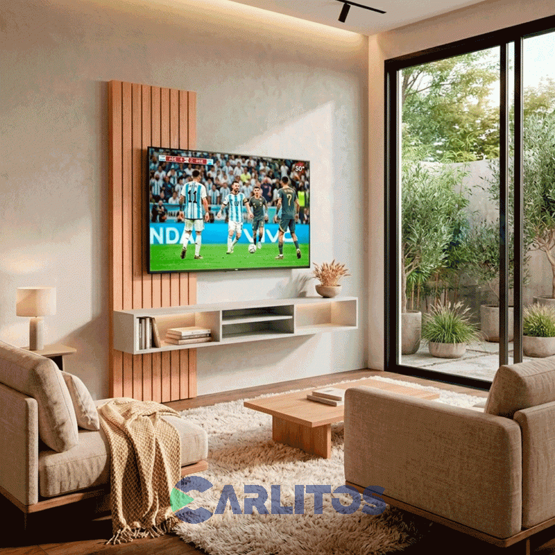 Rack Tables Para Colgar Varillado 1.80 Mts Linea Home Cod:1407-Coe-Olmo Finlandes-Everest