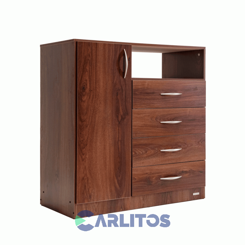 Chiffonier 1 Puerta 4 Cajones Platinum Cod: 921 Roble Antiguo