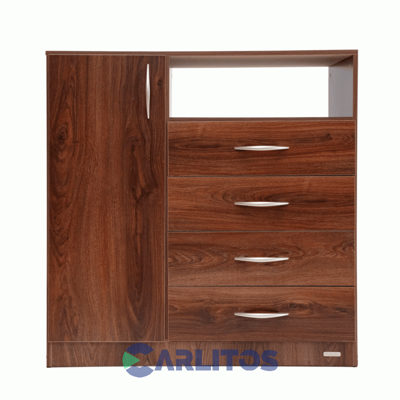 Chiffonier 1 Puerta 4 Cajones Platinum Cod: 921 Roble Antiguo