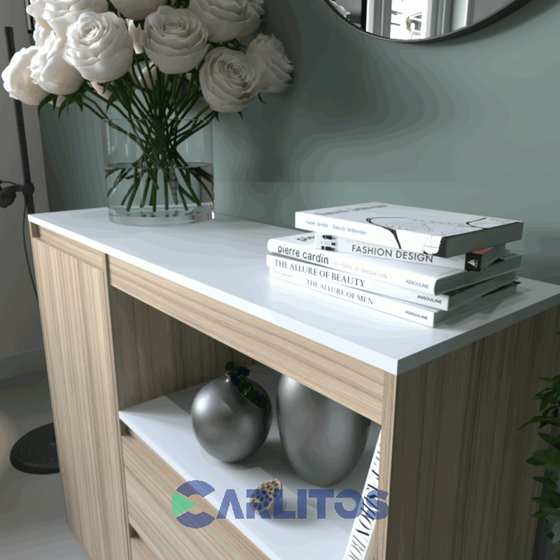 Bahiut Tables 1.10 Mts Linea Terrae Cod: 4025-Ccb-Cocobolo-Blanco