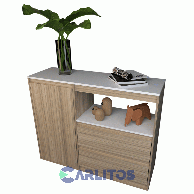 Bahiut Tables 1.10 Mts Linea Terrae Cod: 4025-Ccb-Cocobolo-Blanco