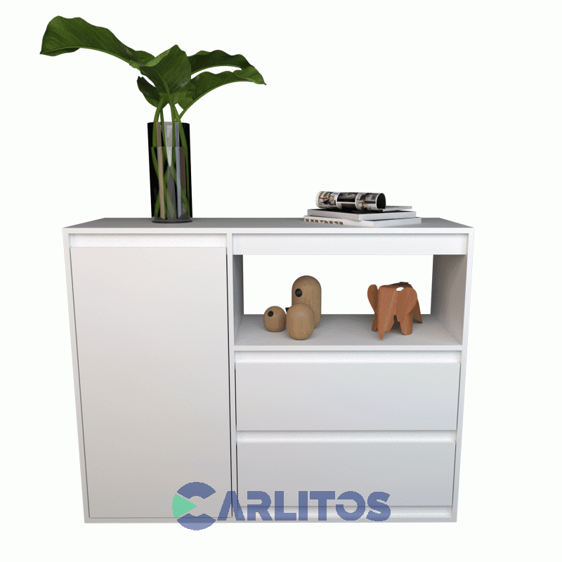 Bahiut Tables 1.10 Mts Linea Terrae Cod: 4025-Bm-Blanco