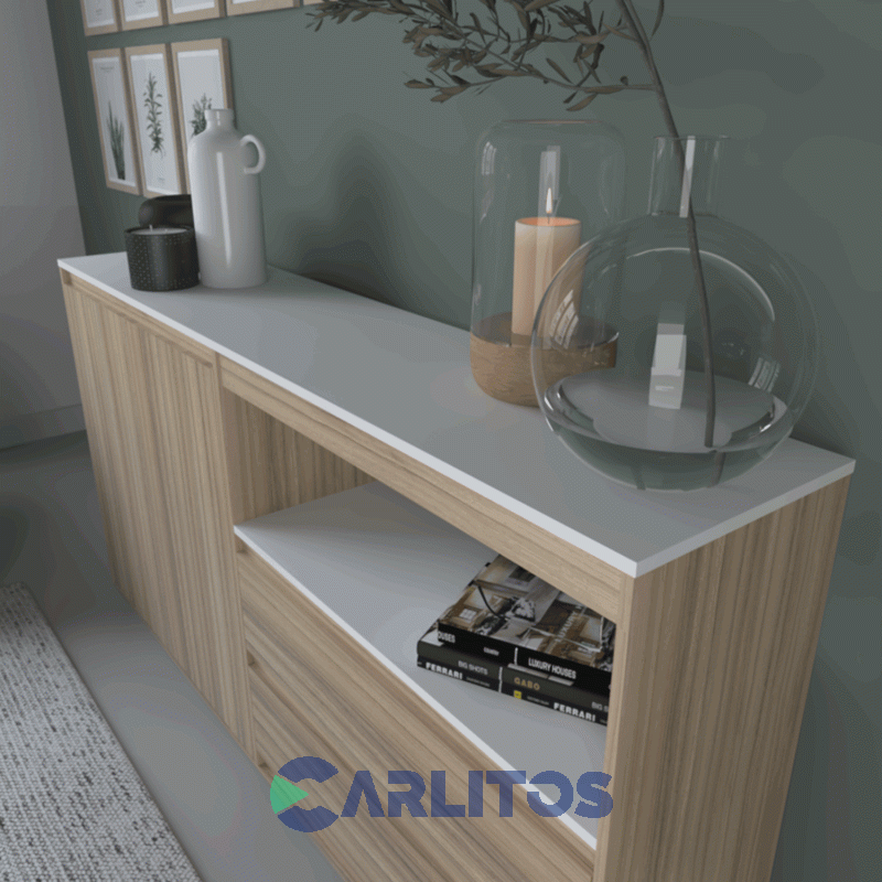 Bahiut Tables 1.75 Mts Linea Terrae Cod: 4026-Ccb-Cocobolo-Blanco