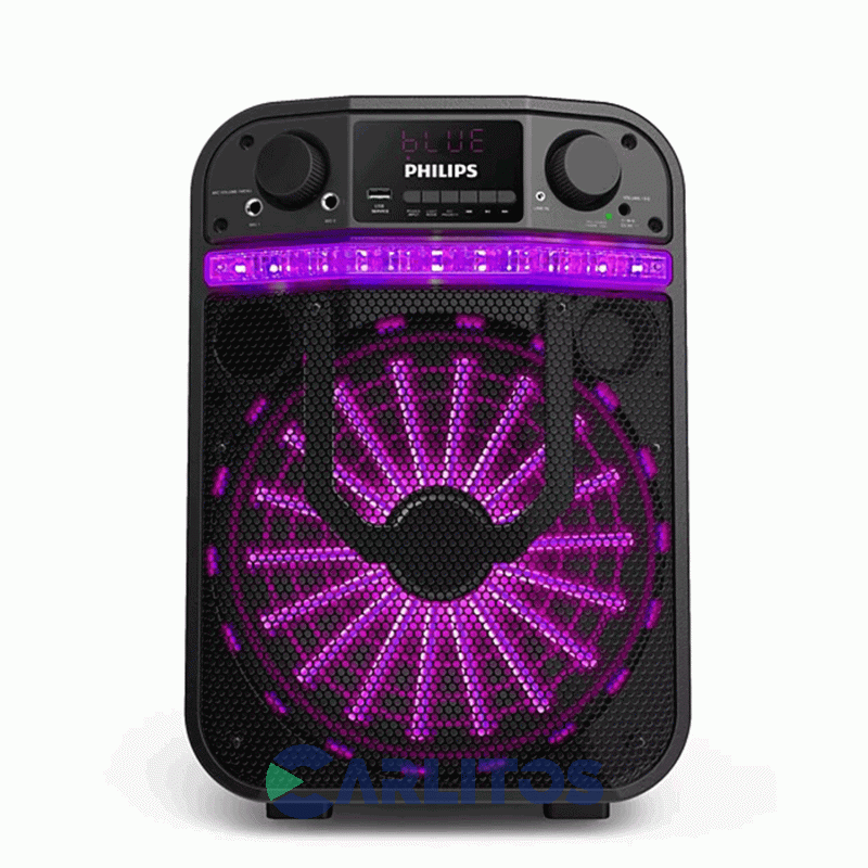 Parlante Torre Philips Con Bluetooth 20 Watts Rms Tax2206/77