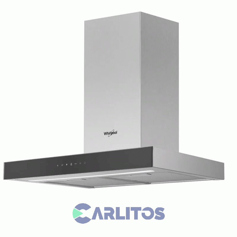 Campana Extractora Whirlpool Acero Inoxidable Frente Recto 60 Cm Tbox Whbs 62F Lt K/1