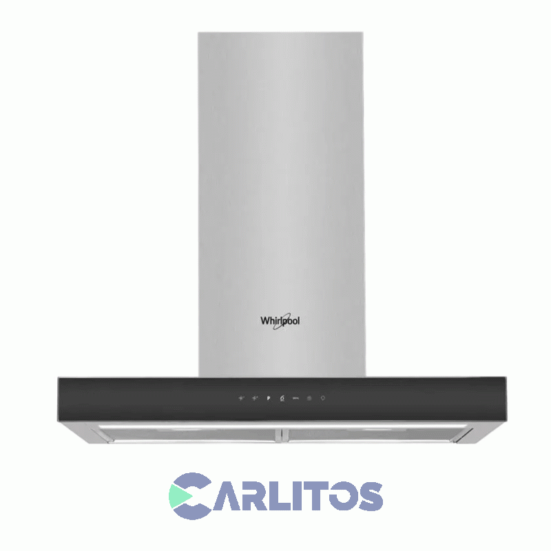 Campana Extractora Whirlpool Acero Inoxidable Frente Recto 60 Cm Tbox Whbs 62F Lt K/1
