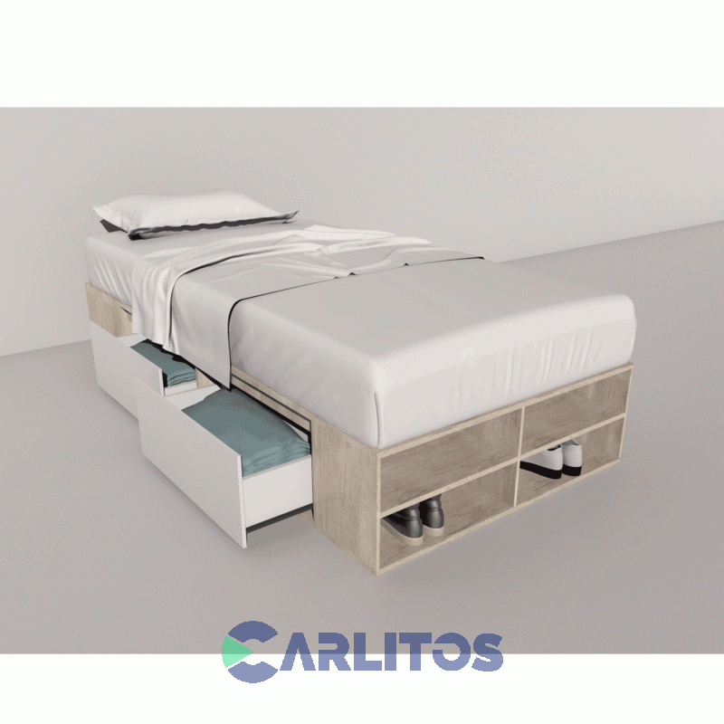 Box Tables Multifuncion 0.92 Mts 4 Cajones Cod: 6440 Nevado-Everest.