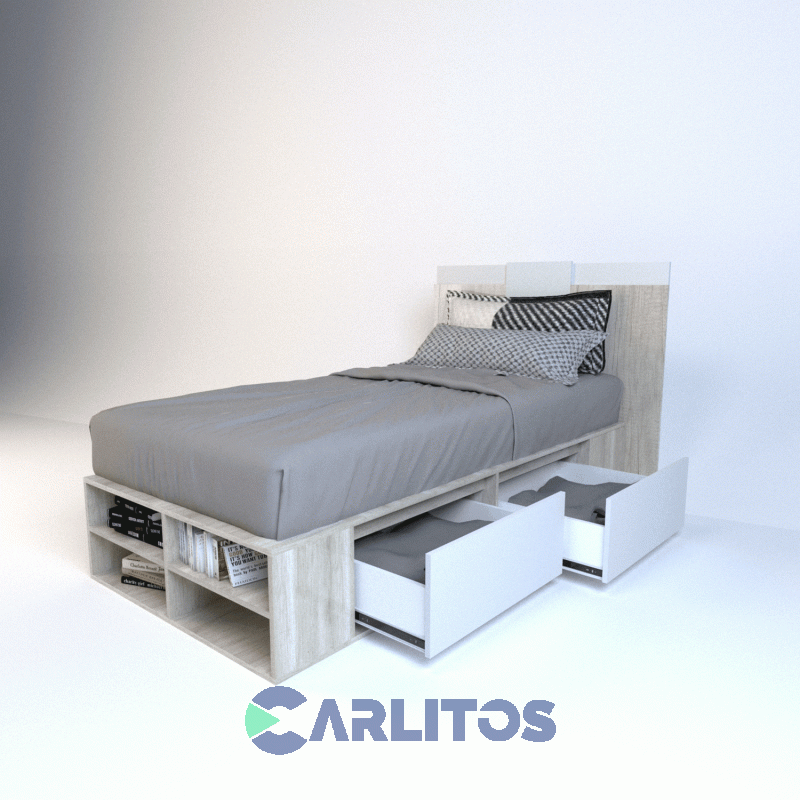 Box Tables Multifuncion 0.92 Mts 4 Cajones Cod: 6440 Nevado-Everest.