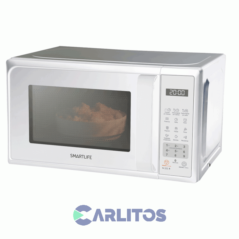 Microondas Digital Smartlife 20 Litros Blanco Sl-Mwo20mdw