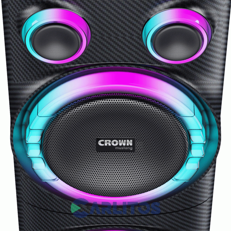 Parlante Torre Crow Mustang Cyberbeat Con Bluetooth 40000 Watts Pmpo