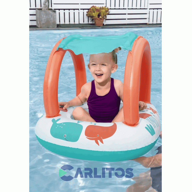 Bote Inflable Bestway Para Bebe Acolchado 84 X 67 Cm 34203
