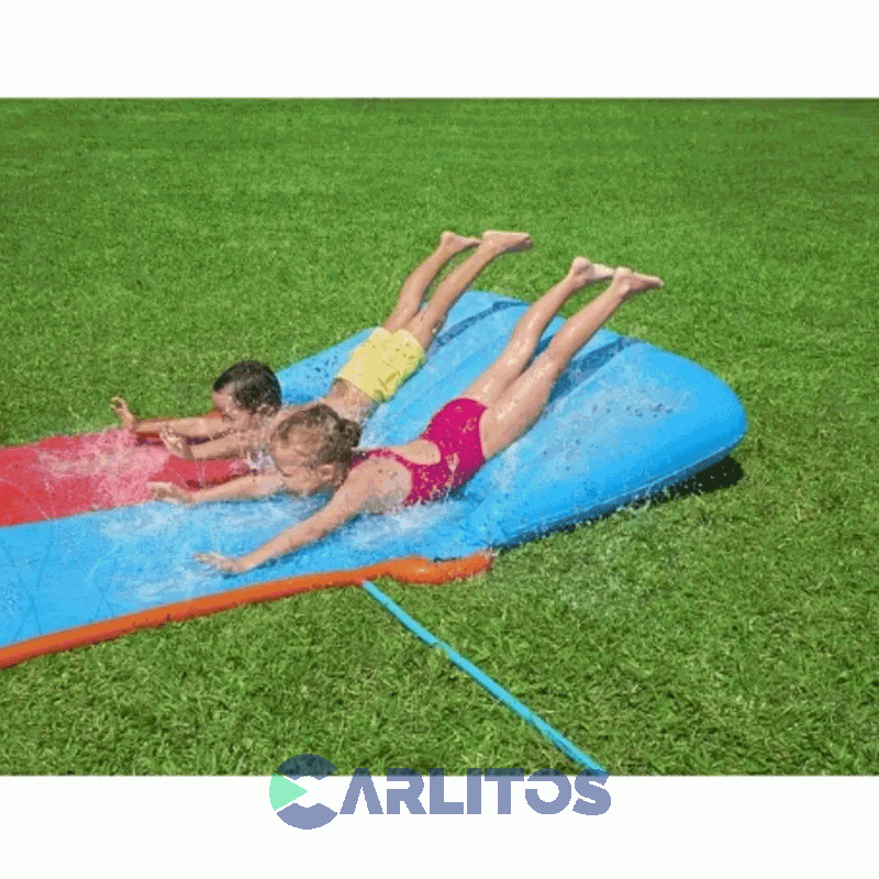 Pista Deslizable Con Tobogan Con Rampa Doble Bestway 52478