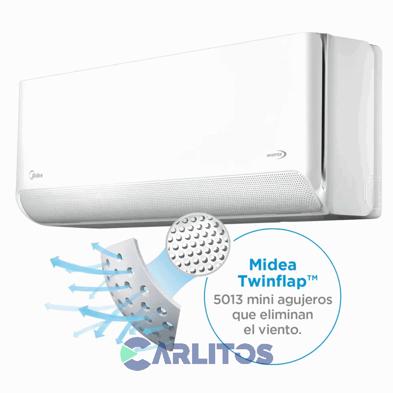Aire Acondicionado Split Inverter Midea 5650 Watts - Frio/Calor Mscbic-18H-N80m