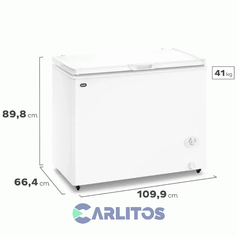 Freezer Horizontal Gafa 316 Litros Inverter Blanco Fghi302b-l