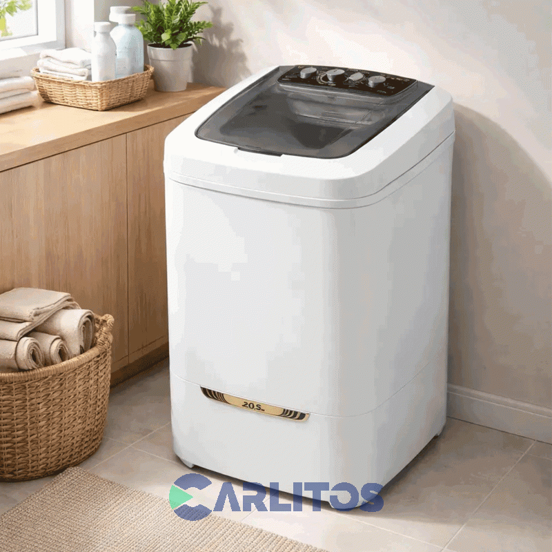 Lavarropa Carga Superior Steel Home 20.5 KG Blanco Sh-lsa20b