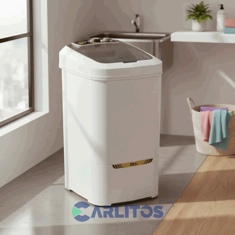 Lavarropa Carga Superior Steel Home 20.5 KG Blanco Sh-lsa20b