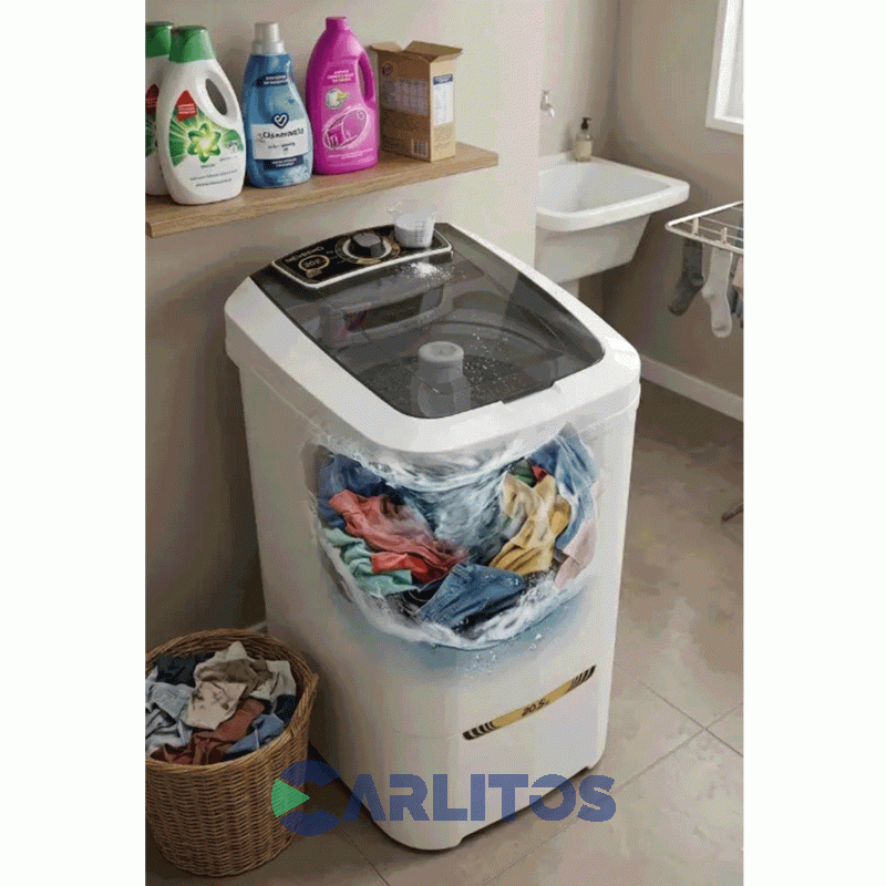 Lavarropa Carga Superior Steel Home 20.5 KG Blanco Sh-lsa20b