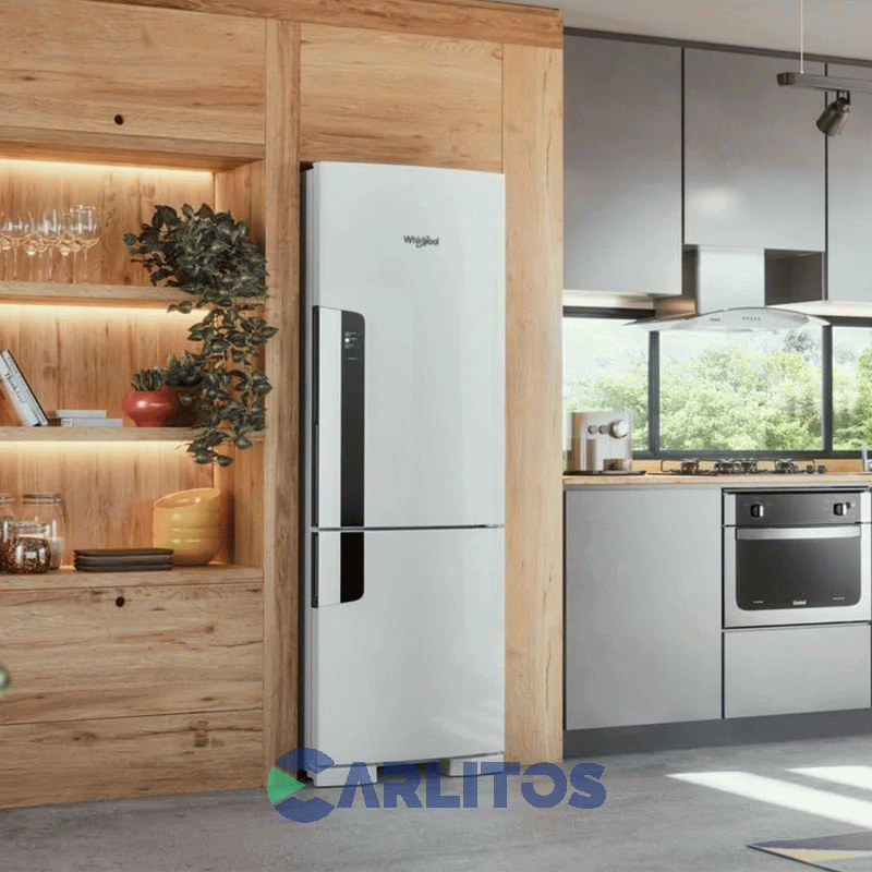 Heladera No Frost Whirpool Combi Inverter 397 Litros Blanca Wre44bb