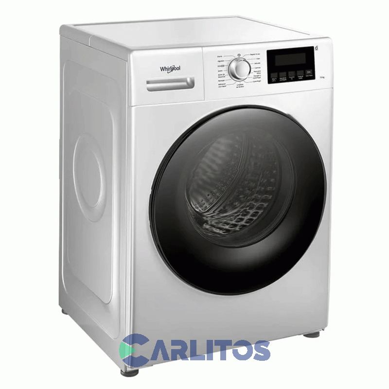 Lavarropa Carga Frontal Whirlpool 7 Kg Blanco 1200 Rpm Inverter Wnq07ab
