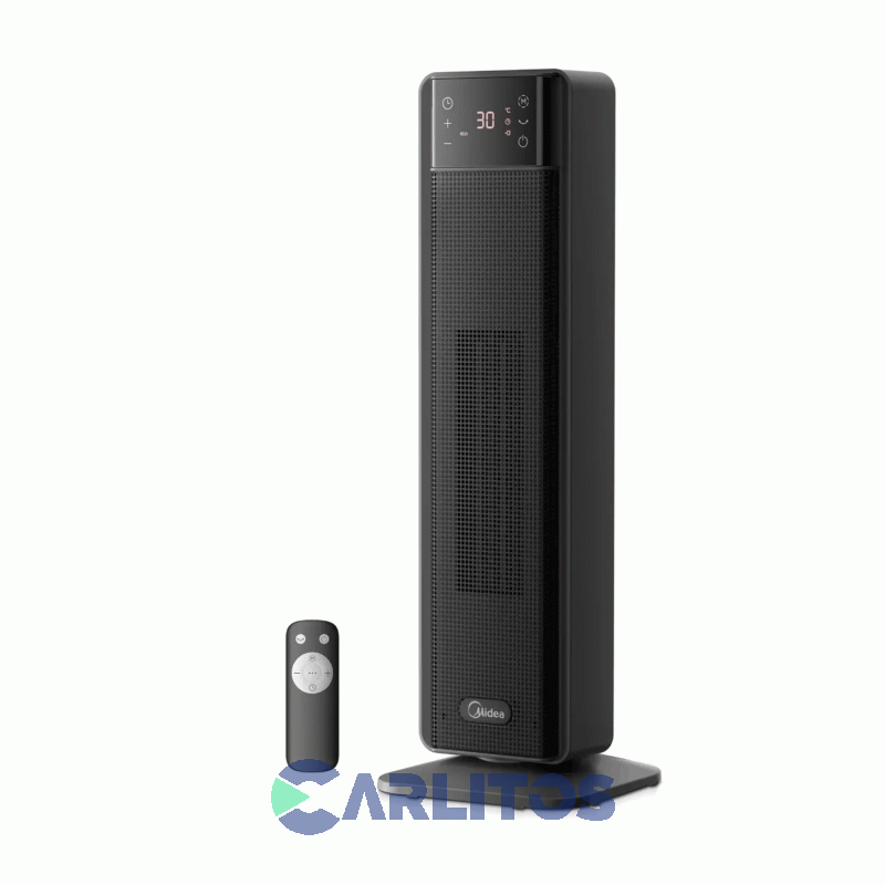 Estufa Turbo Midea De Placa Ceramica Con Forzador Turbopower 2000 Watts Tch-2kw-Ar1