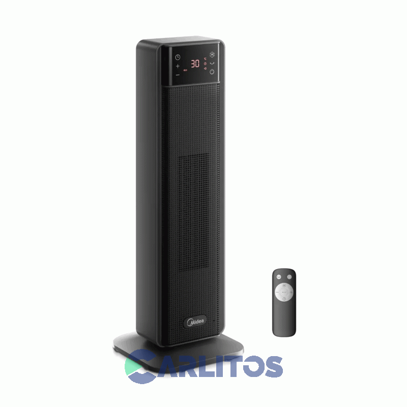 Estufa Turbo Midea De Placa Ceramica Con Forzador Turbopower 2000 Watts Tch-2kw-Ar1