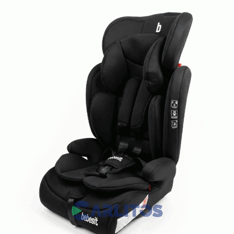 Butaca+Booster Bebesit Utilizable Para Niños De 9 A 36 Kg 9021-D Negro