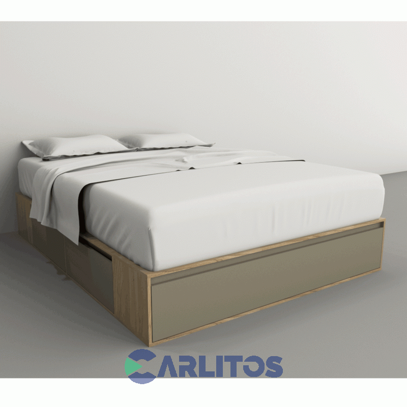 Box Multifunción 1.60 Mts 4 Cajones Tables Cod:6443 Olmo Finlandés y Gris