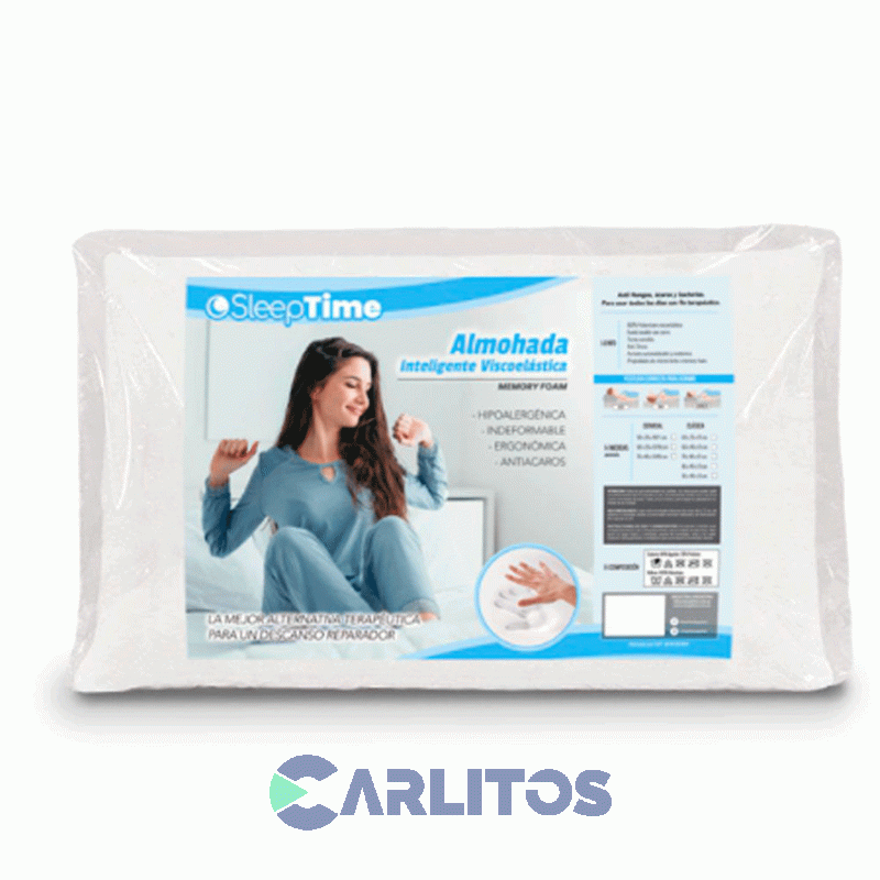 Almohada Fibra Sleeptime 0.70 X 0.40 Mts Clasica