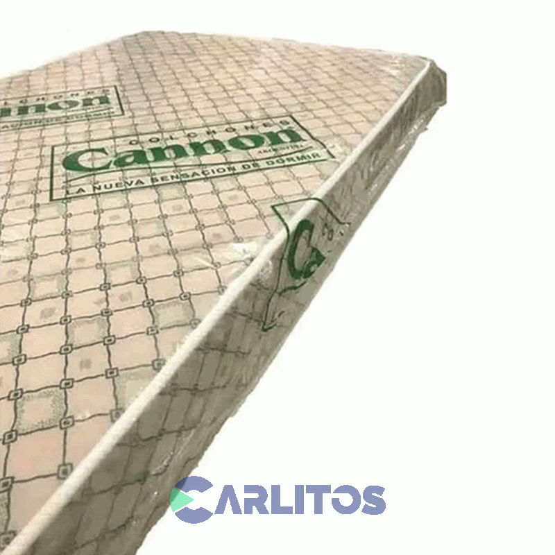 Colchon Poliester Cannon 0.80 X 1.90 X 0.17 Mts Clasico