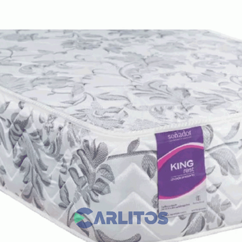 Colchón Resorte Springwall 1.40 X 1.90 Mts King Rest